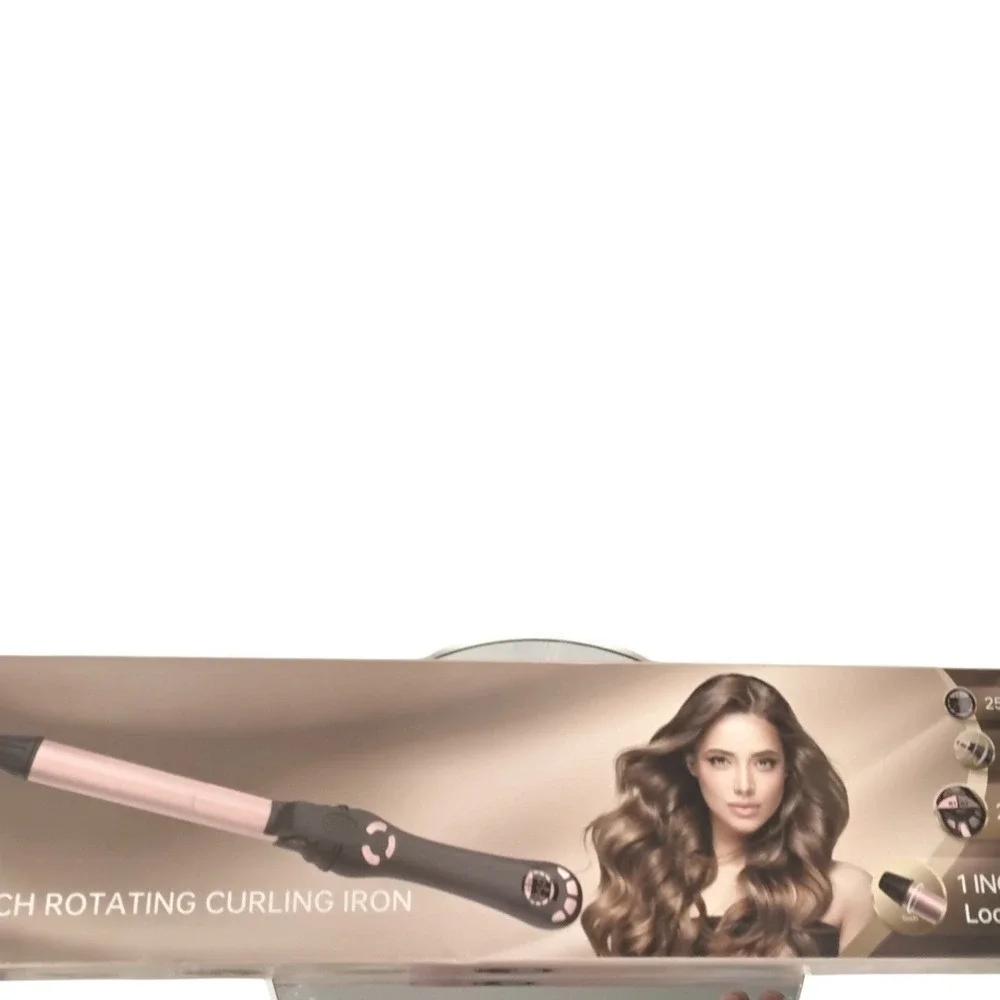 1 Inch Rotating Curling Iron Automatic Heat Styling‎ Tool 250 450F